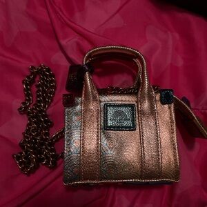 Kurt Geiger Mini Bag Brown Black Structured Design